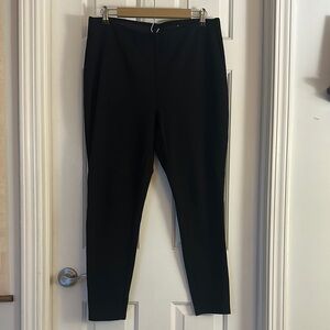 Chicos black ponte knit pant size 12